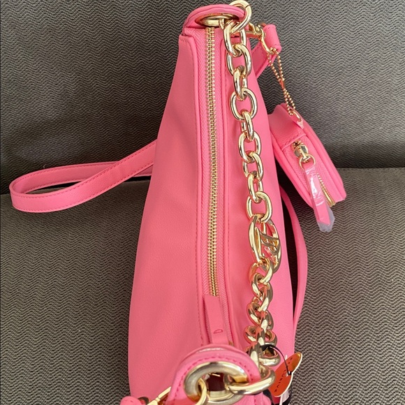 SOLD! Juicy Couture Exclusive Pink Lemonade Hold Up Hobo - Picture 6 of 12